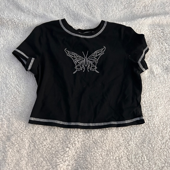Y2K  Butterfly Top - Picture 1 of 2
